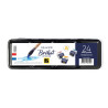 Boîte métal de 24 demi-godets peinture d'aquarelle Extra Fine Bréhat