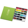 Boîte de 24 godets assortis Aquarelle GANSAÏ semi-opaques