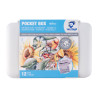 Boîte plastique de poche 12 1/2 godets aquarelle Van Gogh couleurs nat