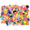 Sachet environ 250 perles mousse assorties