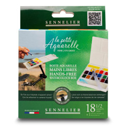 Boîte mains libres 18 1/2 godets "La Petite Aquarelle"