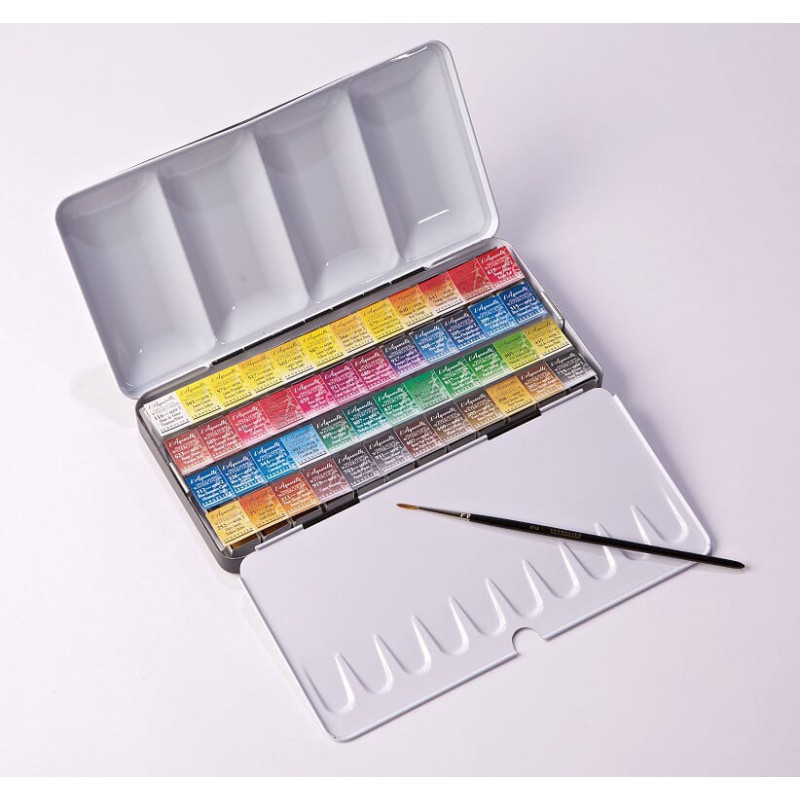 Peinture aquarelle au miel - 48 1/2g + 1 pinceau