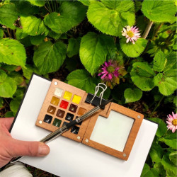 Set pocket bois Aquarelle 15 couleurs assorties Corect'Art
