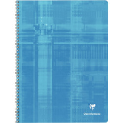 Reliure intégrale 100 pages CLAIREFONTAINE, format 24x32 cm, seyès, pa