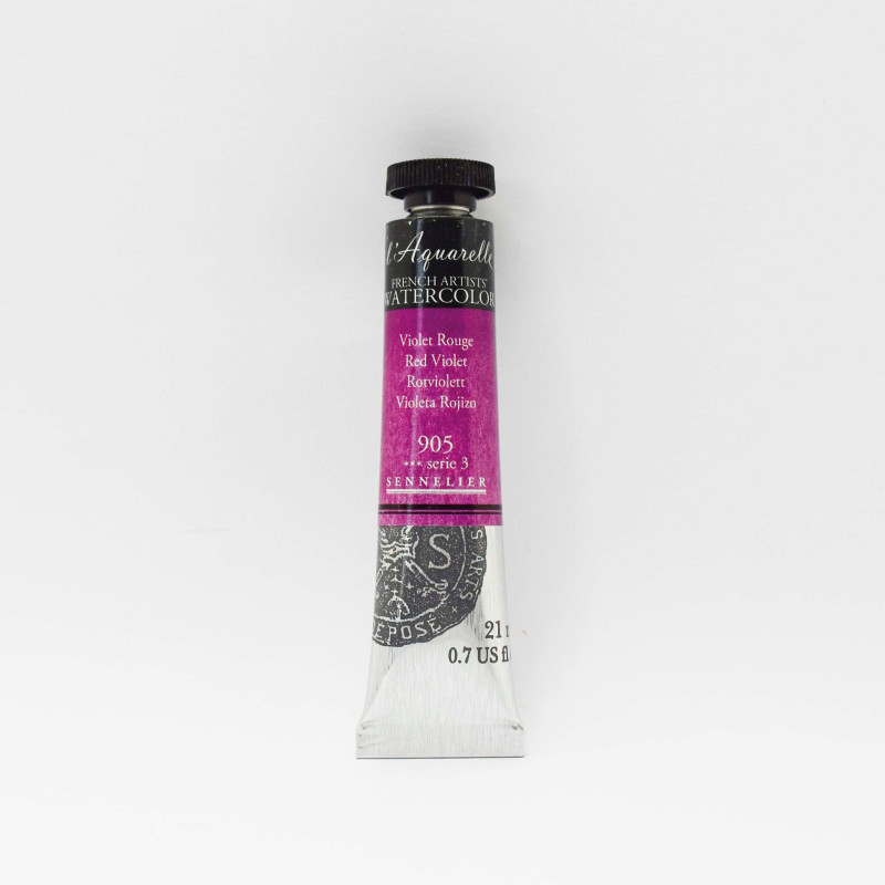Peinture aquarelle extra-fine au miel tube 21ml - 605 - Rouge cadmium