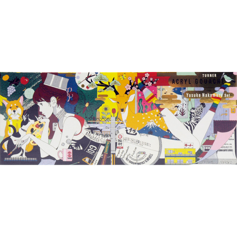 Acryl Gouache extra-fine de Turner - Set 1 de 12 tubes de 11 ml - Edit