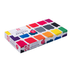 Gouache Extra-fine 20 ml-Boîte de 10 tubes couleurs assorties