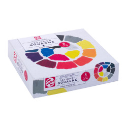 Set 5 couleurs primaires en 20 ml Gouache Extra-fine