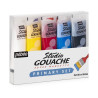 Set de 5 tubes de 100ml de gouache fine Studio