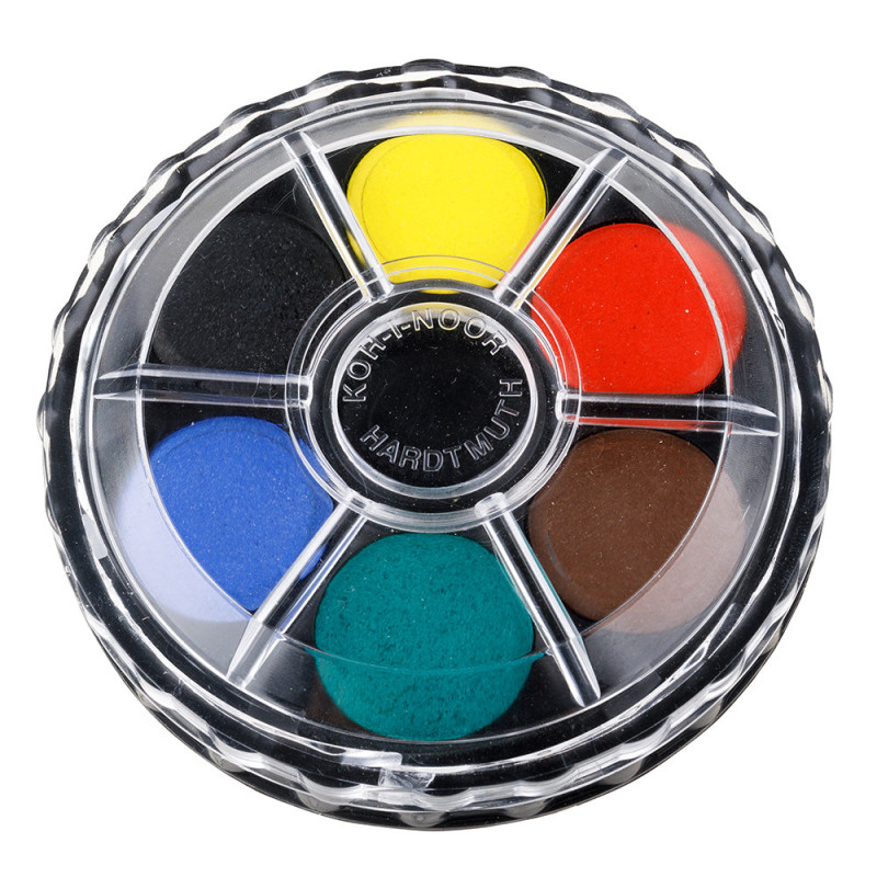 Gouache pastille X6 - 1 plateau