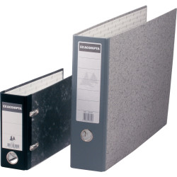 Classeur à levier à l'italienne pour format A3, dos 8 cm, carton gris