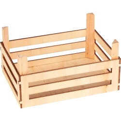 Lot de 3 cagettes vides en bois