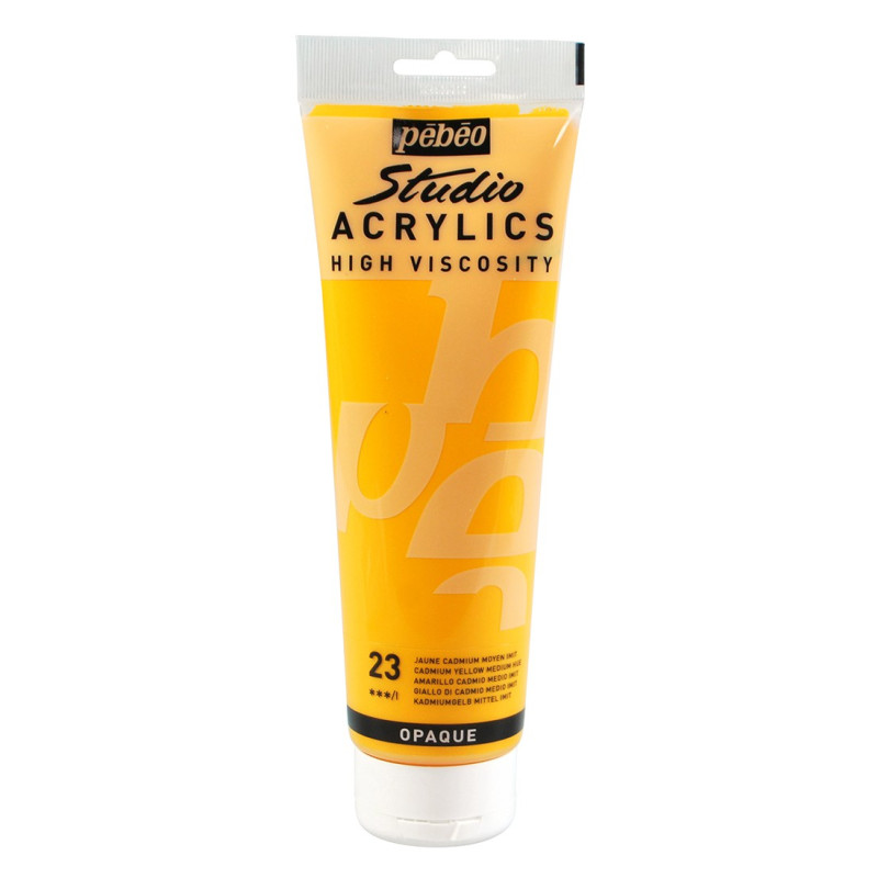 Peinture acrylique fine Studio 100 ml - Pébéo - 040 Gris de payne