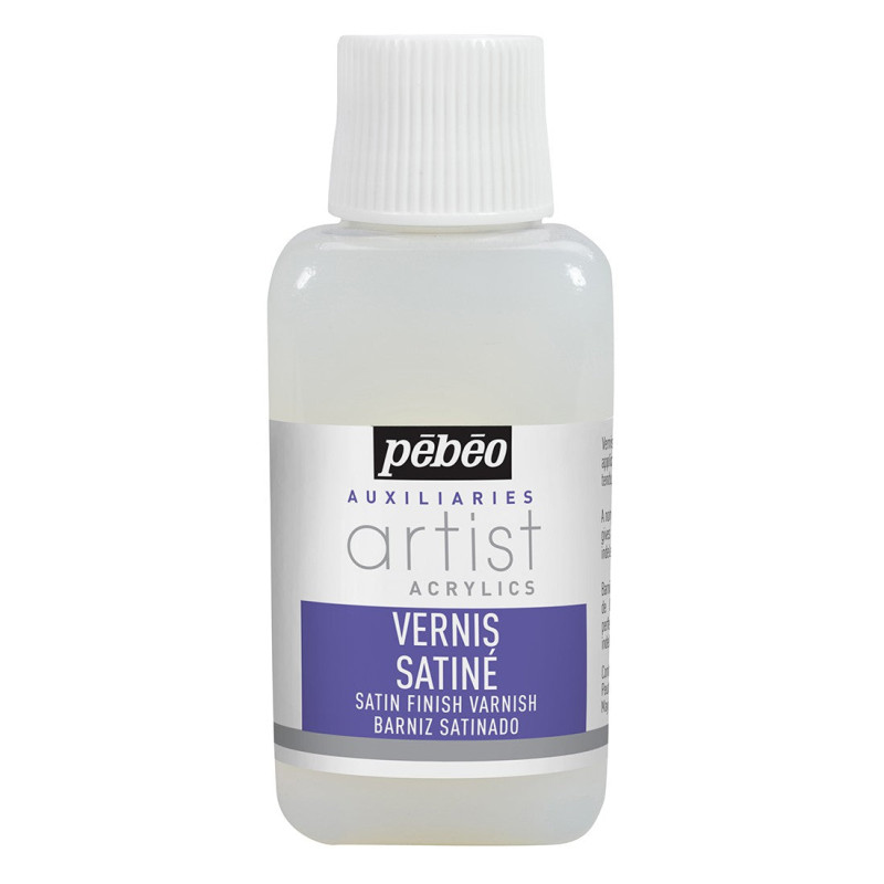 Vernis acrylique satiné phase aqueuse Artist Acrylics 250 ml