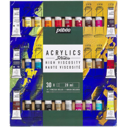 Etui Acrylics Studio 30 x 20ml + pinceau