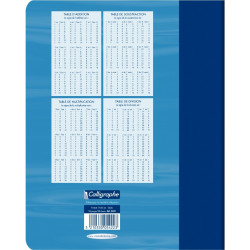 Cahier de brouillon 96 pages seyès 56g, format 17x22 cm