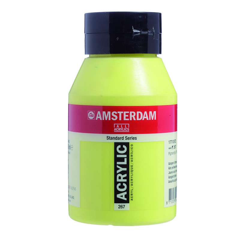 Peinture acrylique Amsterdam 1L - Vert jaunâtre