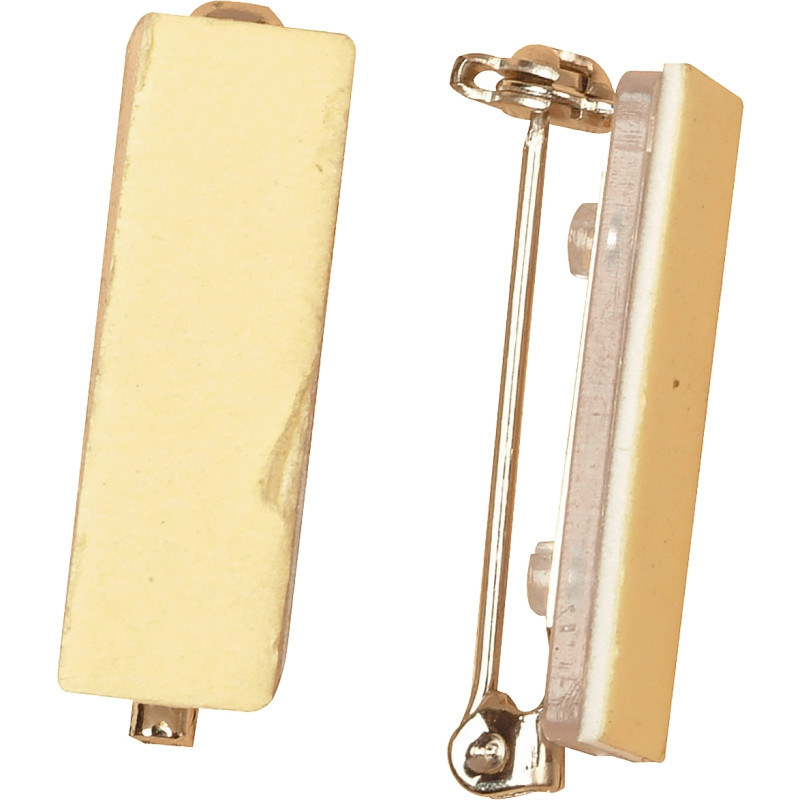 Sac 10 attaches broches en nickel adhésives