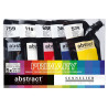Set de 5 packs de 120 ml de peinture acrylique Abstract couleurs prima