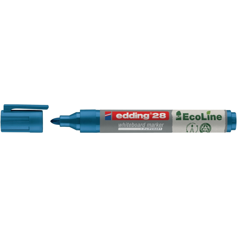 Marqueur tableau blanc Edding28 pointe ogive bleu