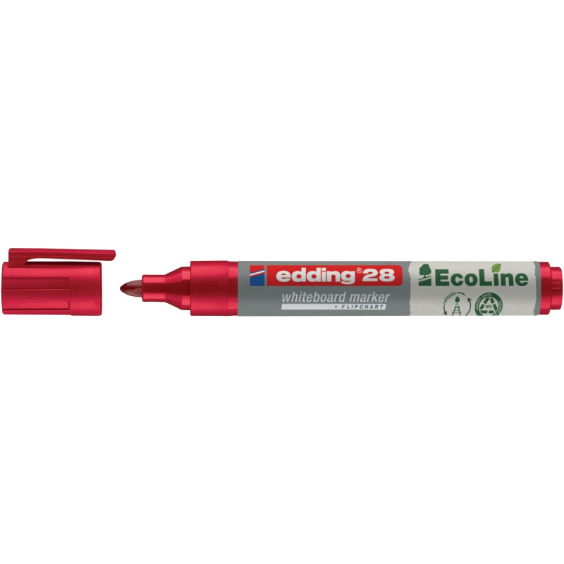 Marqueur tableau blanc Edding 28 pointe ogive rouge