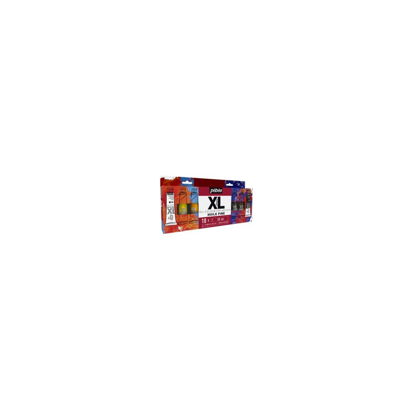 Etui Huile fine XL de 10 tubes 20ml couleurs assorties