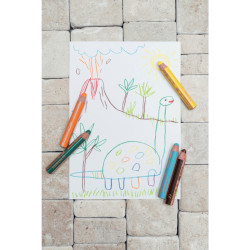 Crayon de couleur Woody argent