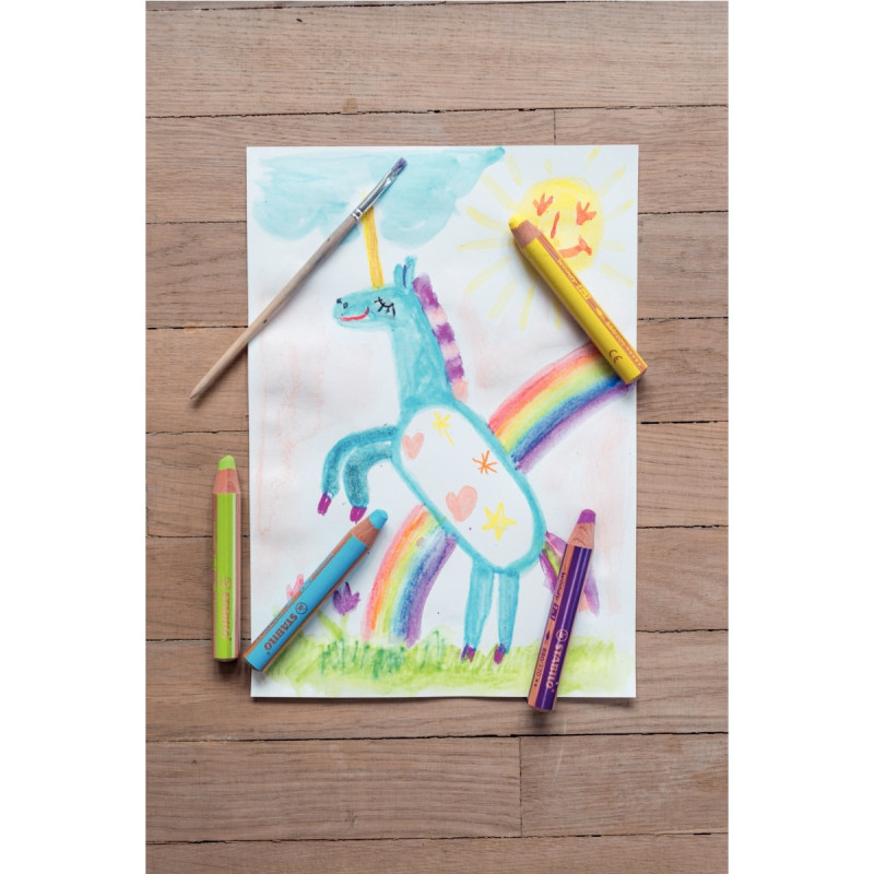 Crayon de couleur Woody argent