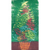 Crayon de couleur Woody argent
