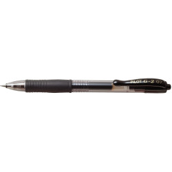 Boîte de 12 rollers gel G2 noirs