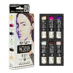 Set 6 mini Oil Stick 12ml Portrait tons clairs
