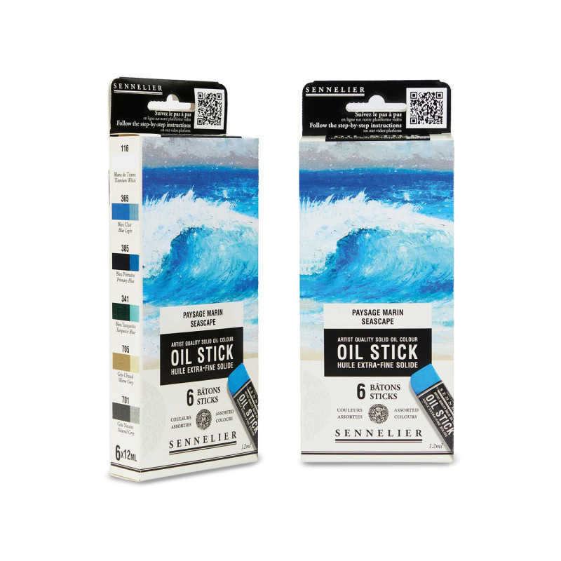 Set 6 mini Oil Stick 12ml Paysages marins