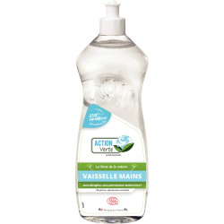 Flacon 1L liquide vaisselle mains ACTION VERTE