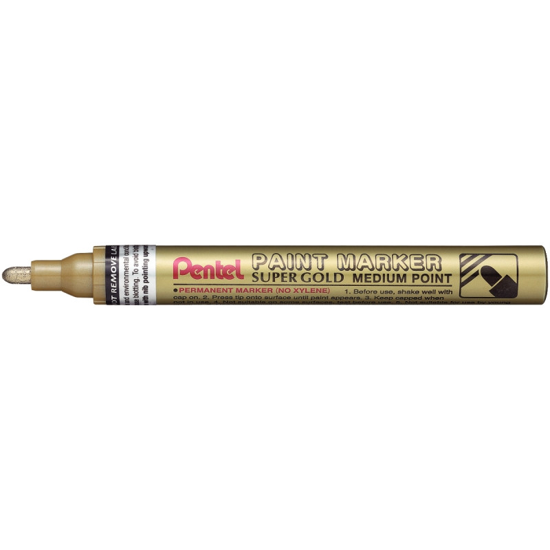 Marqueur peinture permanent moyenne or