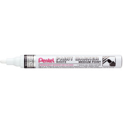 Marqueur peinture permanent moyenne blanc