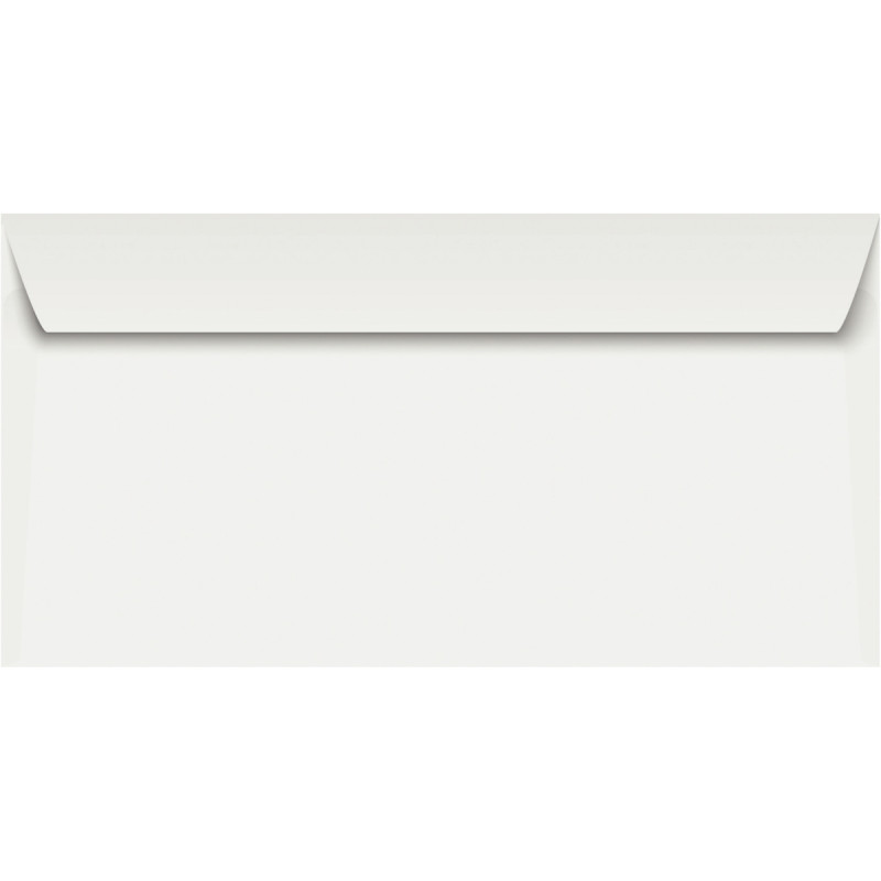 Boite de 250 enveloppes blanches 110x220mm 90g bande siliconnée