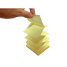 Paquet de 12 bloc de 100 feuilles Z-Note recyclées 75 x 75 mm coloris