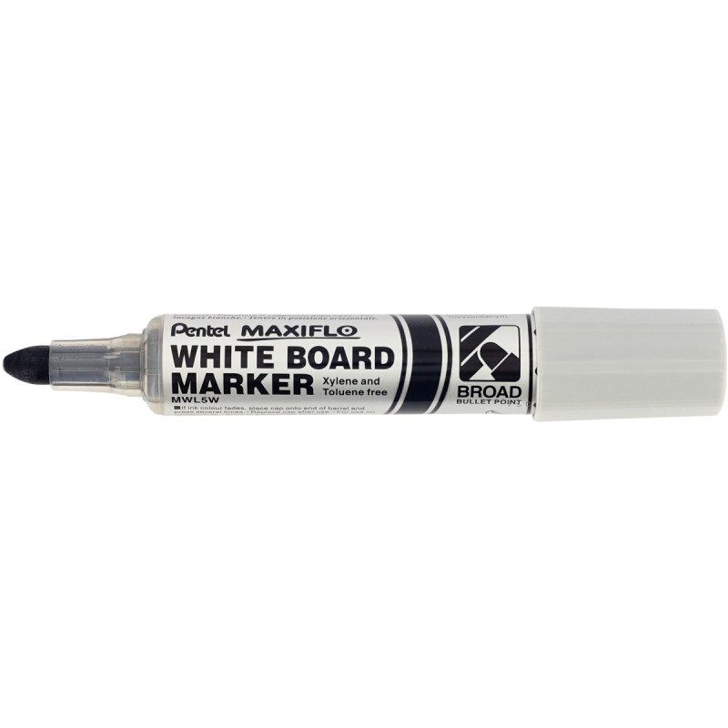 Marqueur tableau blanc Maxiflo pointe ogive 8mm noir