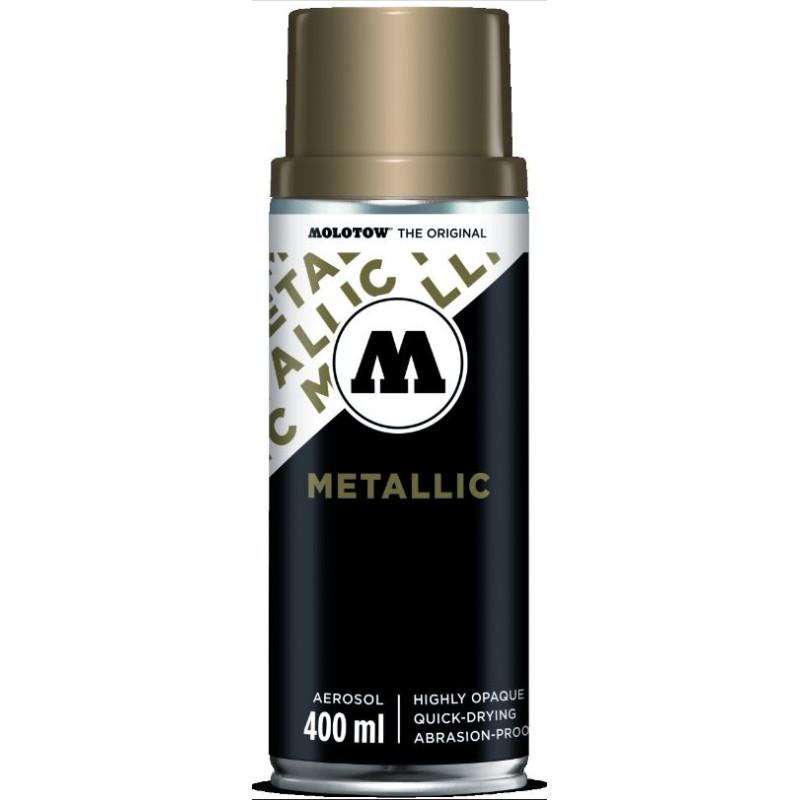 Bombe de peinture acrylique UrbanFine-Art Metallic 400ml - 419 Or
