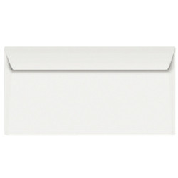 Boite de 250 enveloppes blanches 110x220mm 90g bande siliconée fenêtre