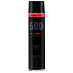Bombe de peinture Burner Noir 600 ml