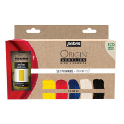 Peinture Acrylique Origin Set primaire découverte 5X60 ml