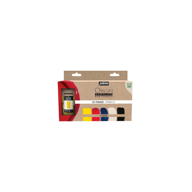 Peinture Acrylique Origin Set primaire découverte 5X60 ml