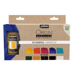 Peinture Acrylique Origin Set 10X60 ml essentiel