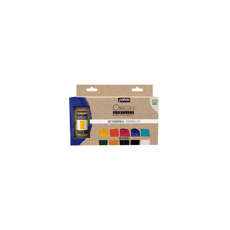 Peinture Acrylique Origin Set 10X60 ml essentiel