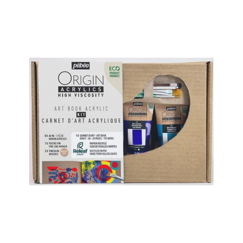 Acrylique Origin Kit carnet d'art