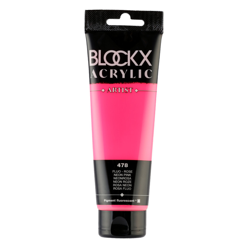 Acrylique fine Blockx 120 ml - 90 couleurs - 042 Champagne métallique