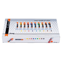 Set 10 tubes 40 ml peinture à huile Cobra Study