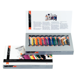 Set de 10 tubes de 40 ml huile Cobra Artist
