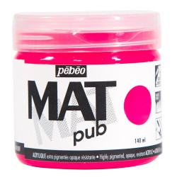 Acrylique extra mate Mat Pub 140 ml - 08 Rose tyrien série 1